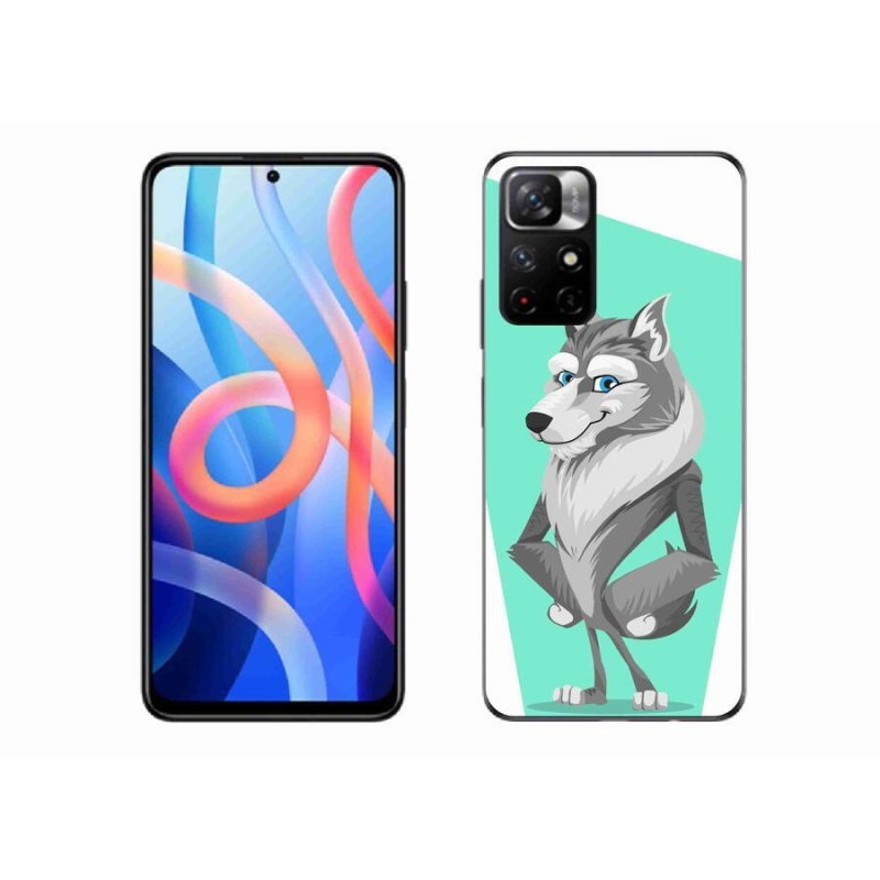 Gelový kryt mmCase na mobil Xiaomi Redmi Note 11S 5G - kreslený vlk
