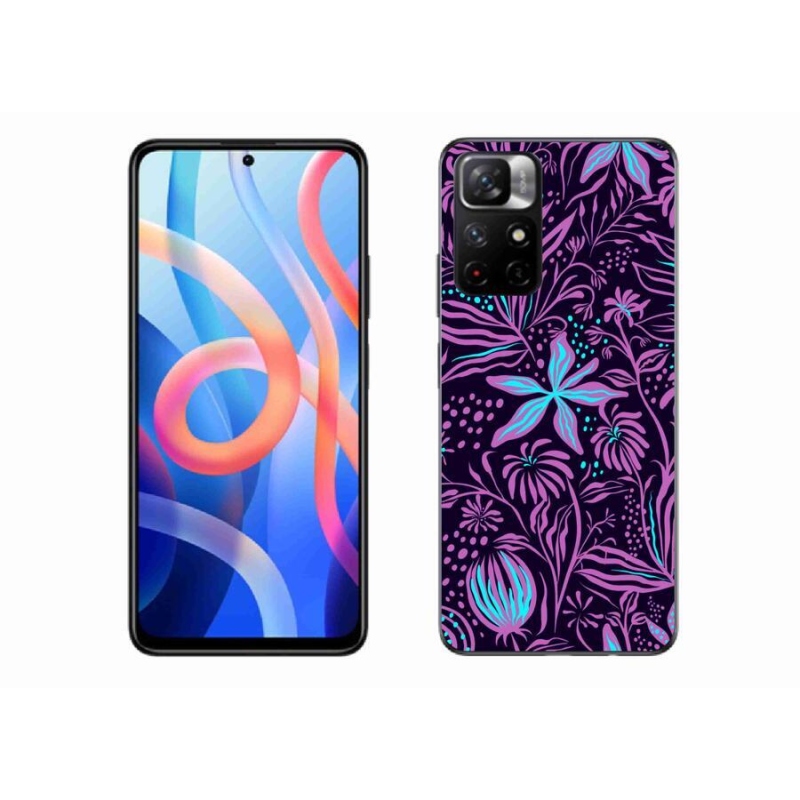 Gelový kryt mmCase na mobil Xiaomi Redmi Note 11S 5G - květiny 2