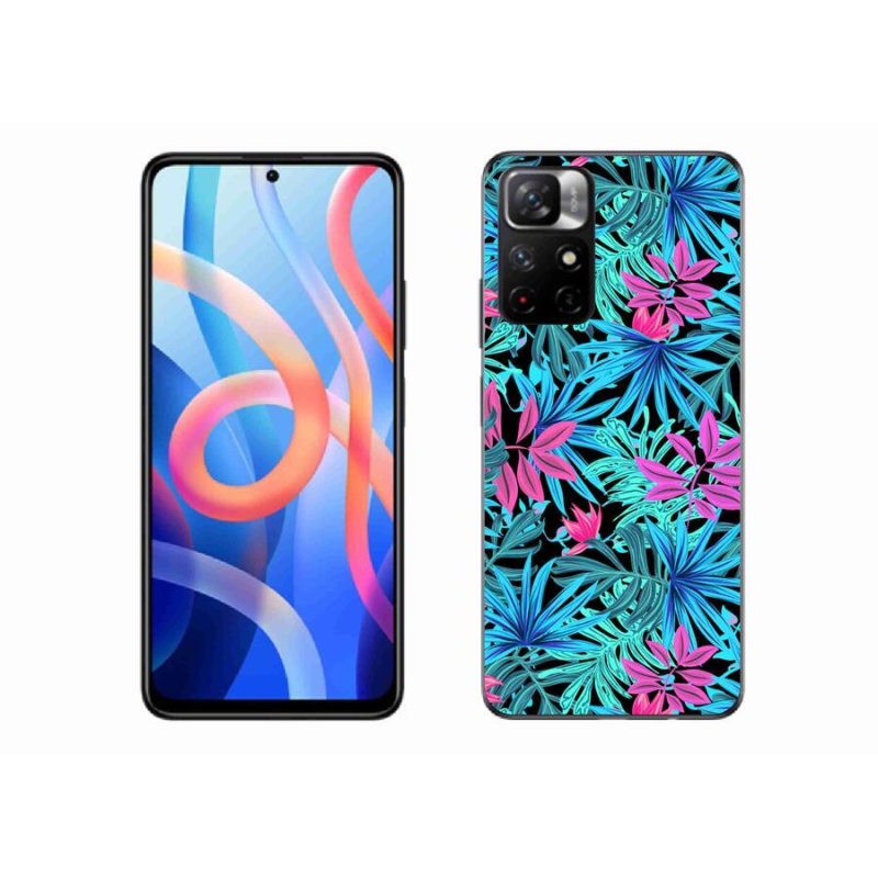 Gelový kryt mmCase na mobil Xiaomi Redmi Note 11S 5G - květiny 3