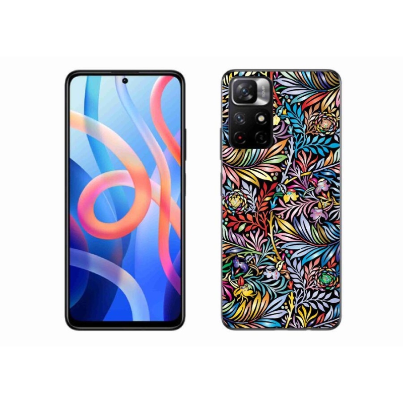 Gelový kryt mmCase na mobil Xiaomi Redmi Note 11S 5G - květiny 5
