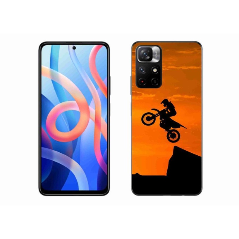 Gelový kryt mmCase na mobil Xiaomi Redmi Note 11S 5G - motocross