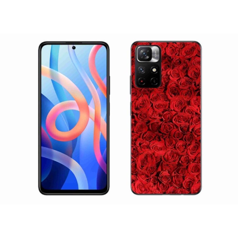 Gelový kryt mmCase na mobil Xiaomi Redmi Note 11S 5G - růže