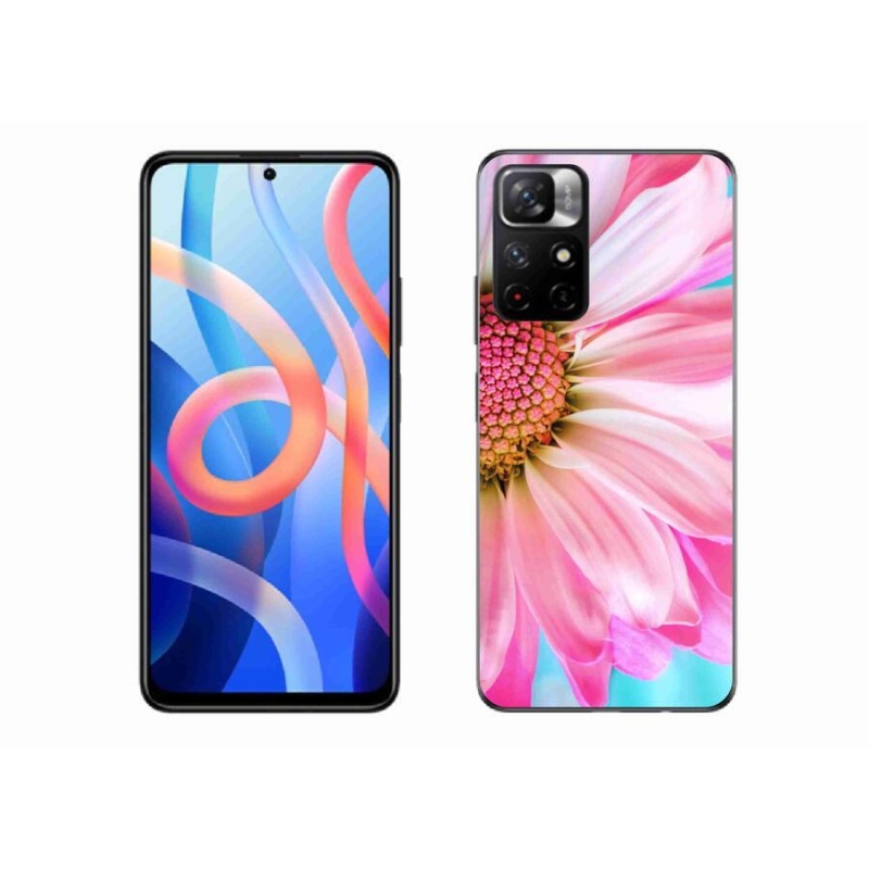 Gelový kryt mmCase na mobil Xiaomi Redmi Note 11S 5G - růžová květina