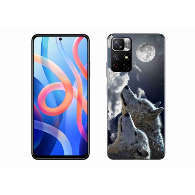 Gelový kryt mmCase na mobil Xiaomi Redmi Note 11S 5G - vlci