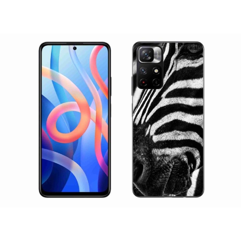 Gelový kryt mmCase na mobil Xiaomi Redmi Note 11S 5G - zebra