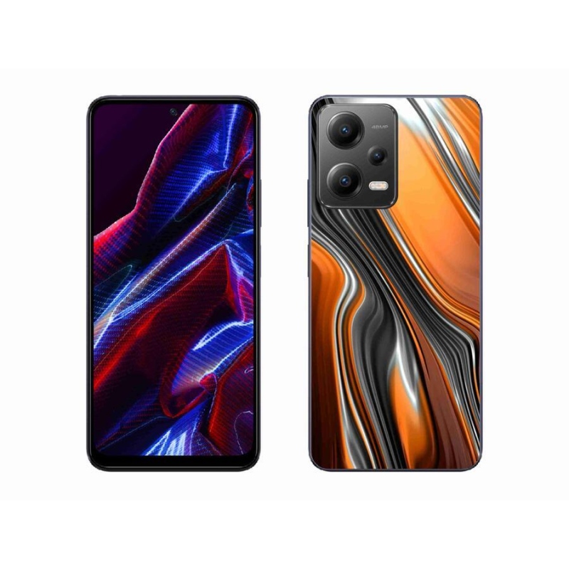 Gelový kryt mmCase na mobil Xiaomi Redmi Note 12 5G - abstrakt 3