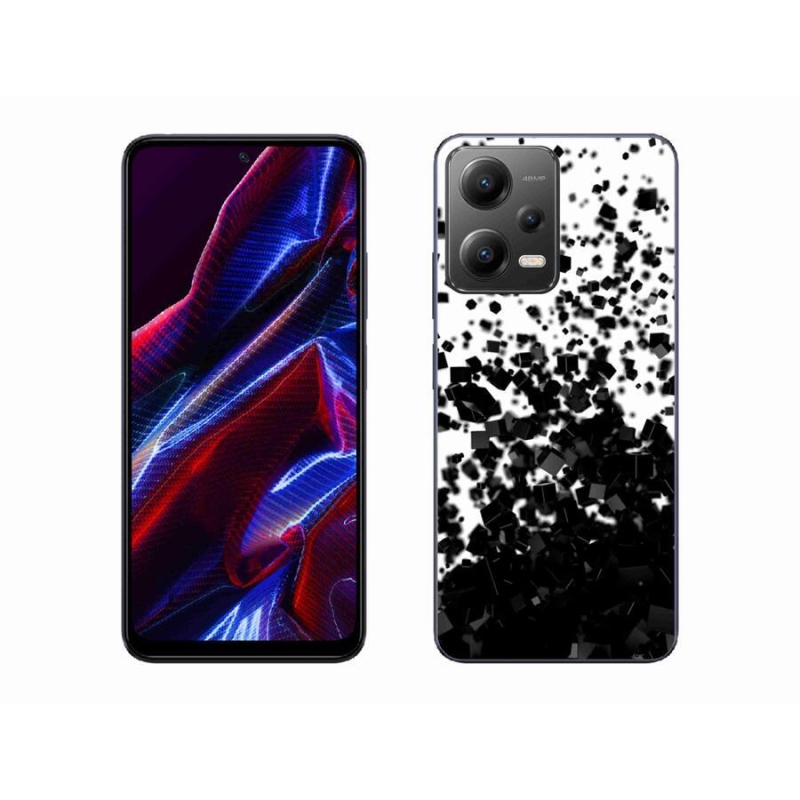 Gelový kryt mmCase na mobil Xiaomi Redmi Note 12 5G - abstraktní vzor 1
