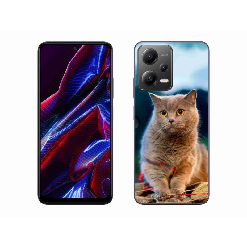 Gelový kryt mmCase na mobil Xiaomi Redmi Note 12 5G - britská modrá 2