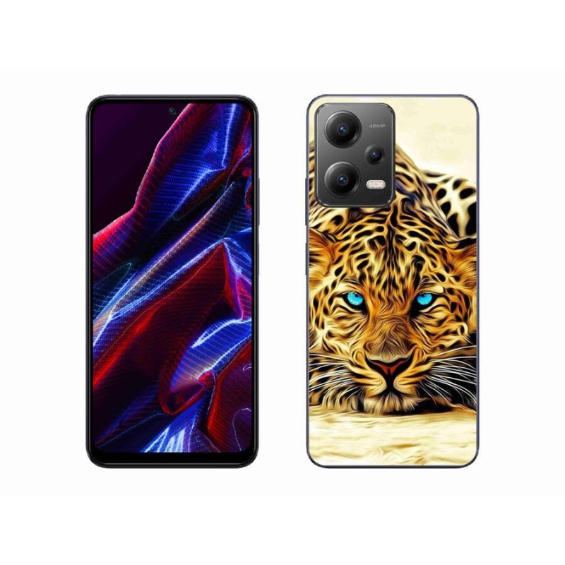 Gelový kryt mmCase na mobil Xiaomi Redmi Note 12 5G - kreslený tygr