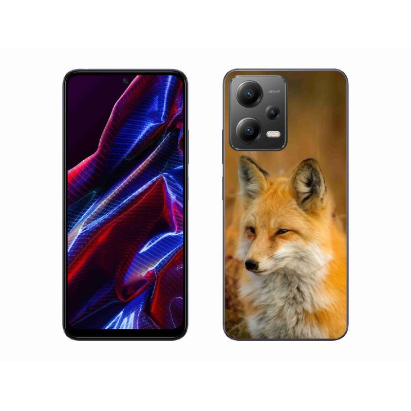 Gelový kryt mmCase na mobil Xiaomi Redmi Note 12 5G - liška