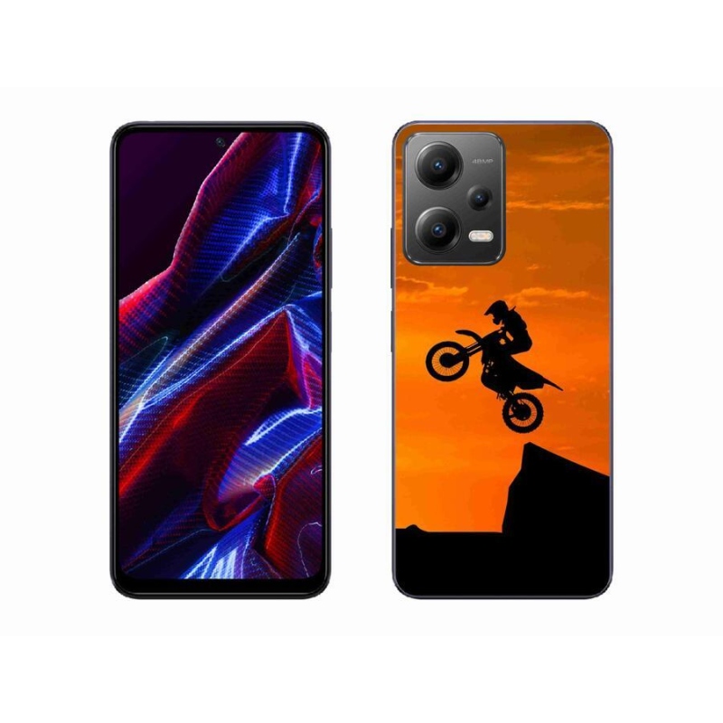 Gelový kryt mmCase na mobil Xiaomi Redmi Note 12 5G - motocross