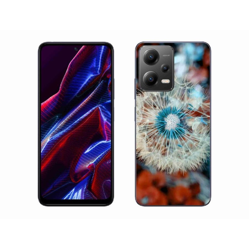 Gelový kryt mmCase na mobil Xiaomi Redmi Note 12 5G - odkvetlá pampeliška 1