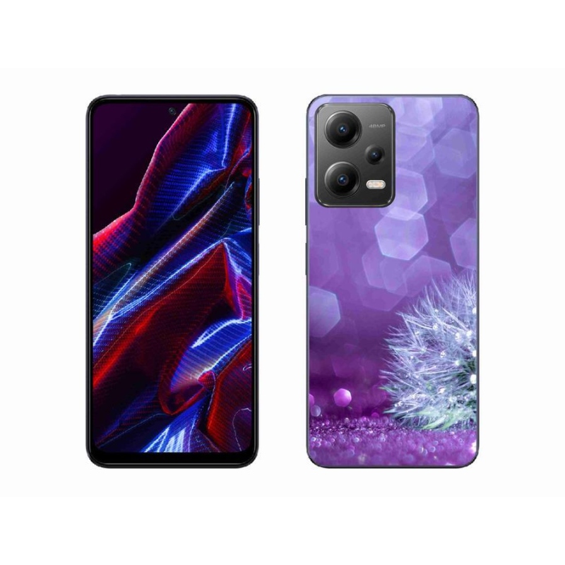 Gelový kryt mmCase na mobil Xiaomi Redmi Note 12 5G - odkvetlá pampeliška 2