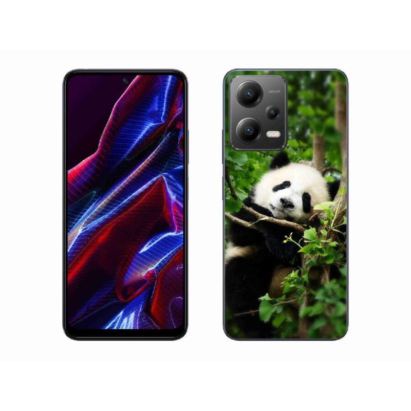 Gelový kryt mmCase na mobil Xiaomi Redmi Note 12 5G - panda