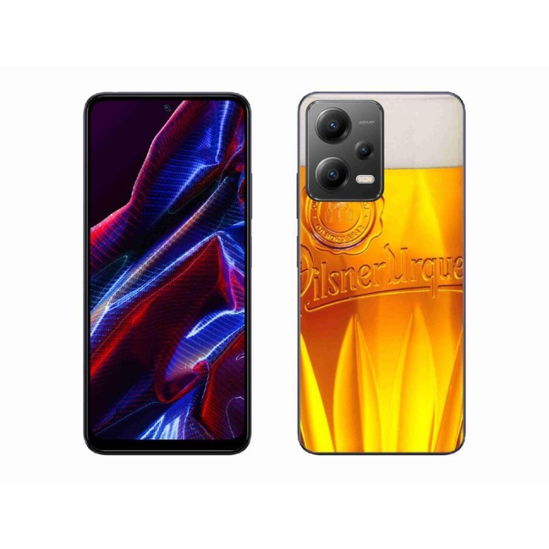 Gelový kryt mmCase na mobil Xiaomi Redmi Note 12 5G - pivo
