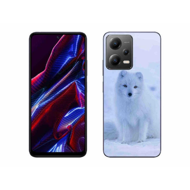Gelový kryt mmCase na mobil Xiaomi Redmi Note 12 5G - polární liška