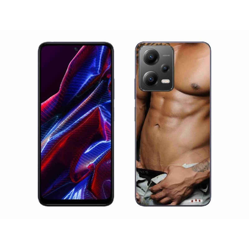 Gelový kryt mmCase na mobil Xiaomi Redmi Note 12 5G - sexy muž