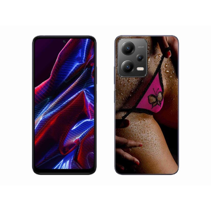 Gelový kryt mmCase na mobil Xiaomi Redmi Note 12 5G - sexy žena