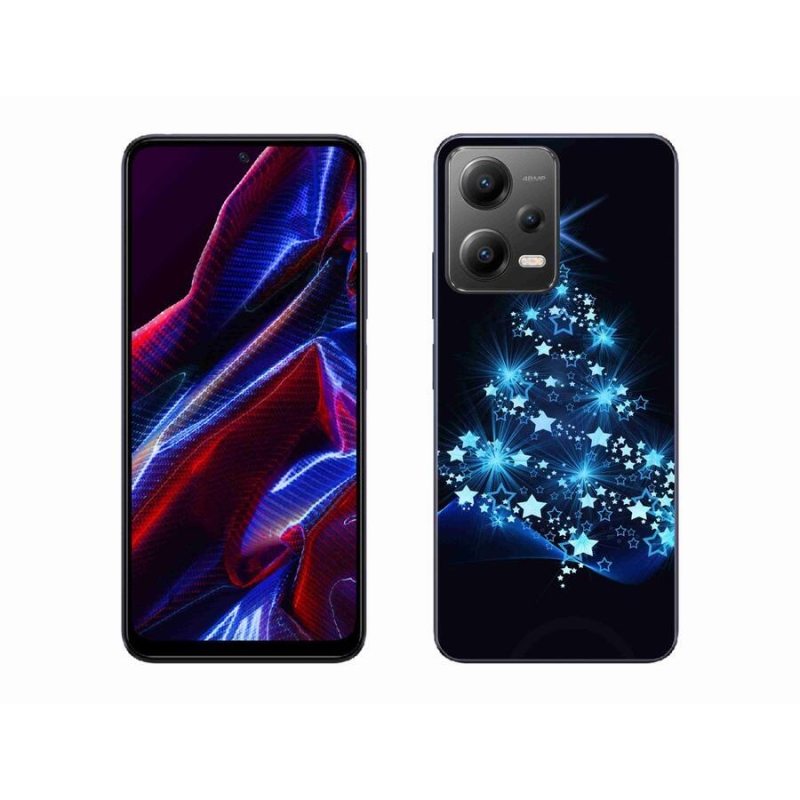 Gelový kryt mmCase na mobil Xiaomi Redmi Note 12 5G - vánoční stromek
