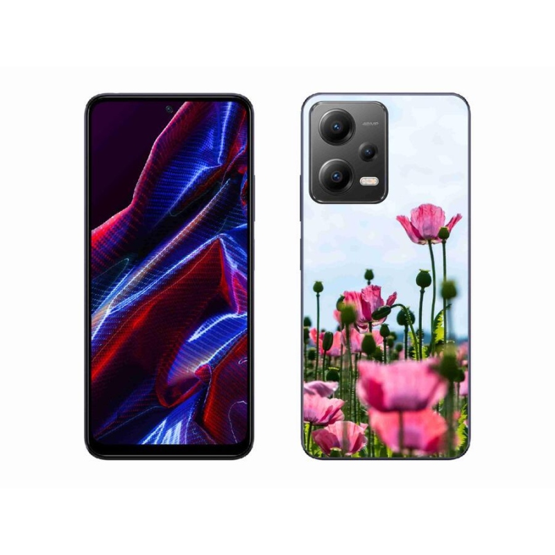 Gelový kryt mmCase na mobil Xiaomi Redmi Note 12 5G - vlčí mák