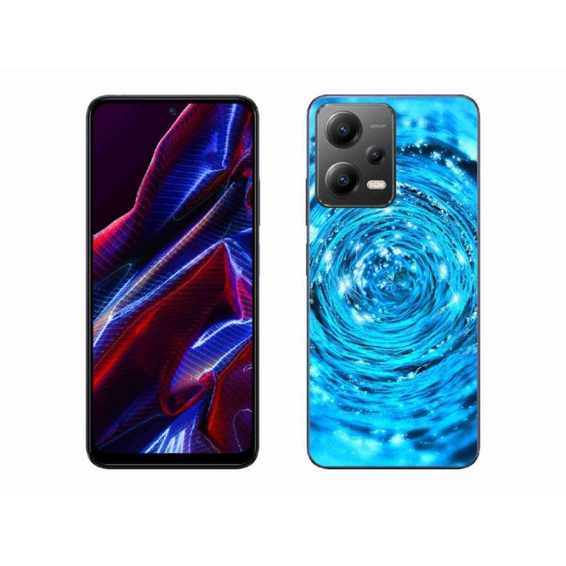 Gelový kryt mmCase na mobil Xiaomi Redmi Note 12 5G - vodní vír