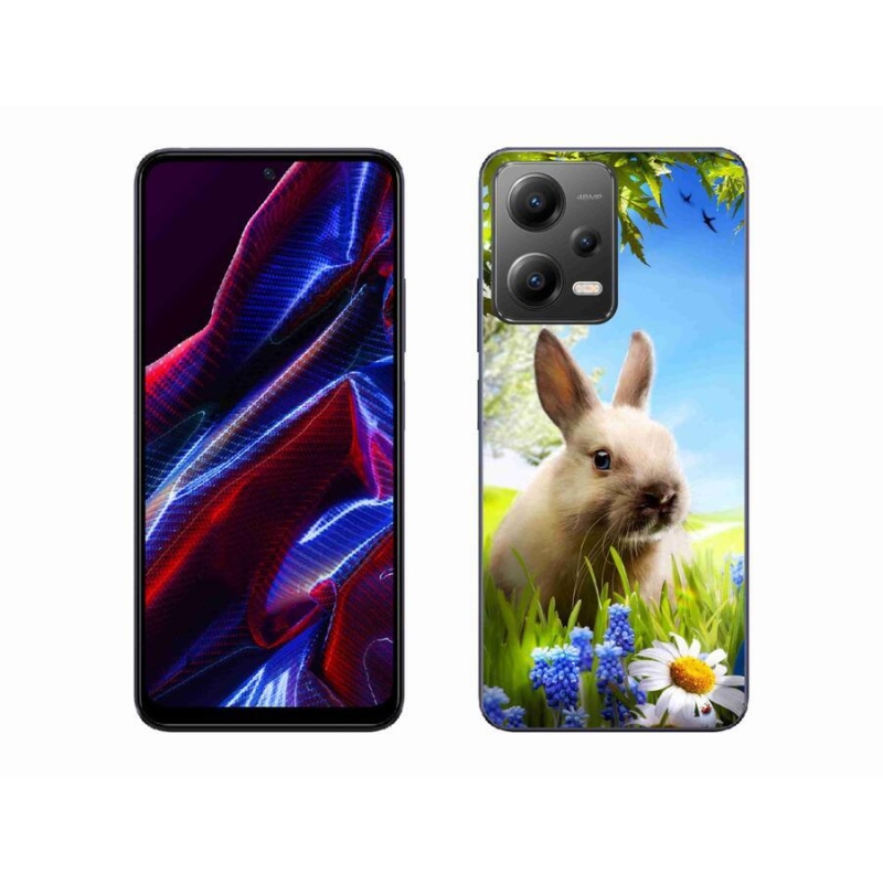Gelový kryt mmCase na mobil Xiaomi Redmi Note 12 5G - zajíček