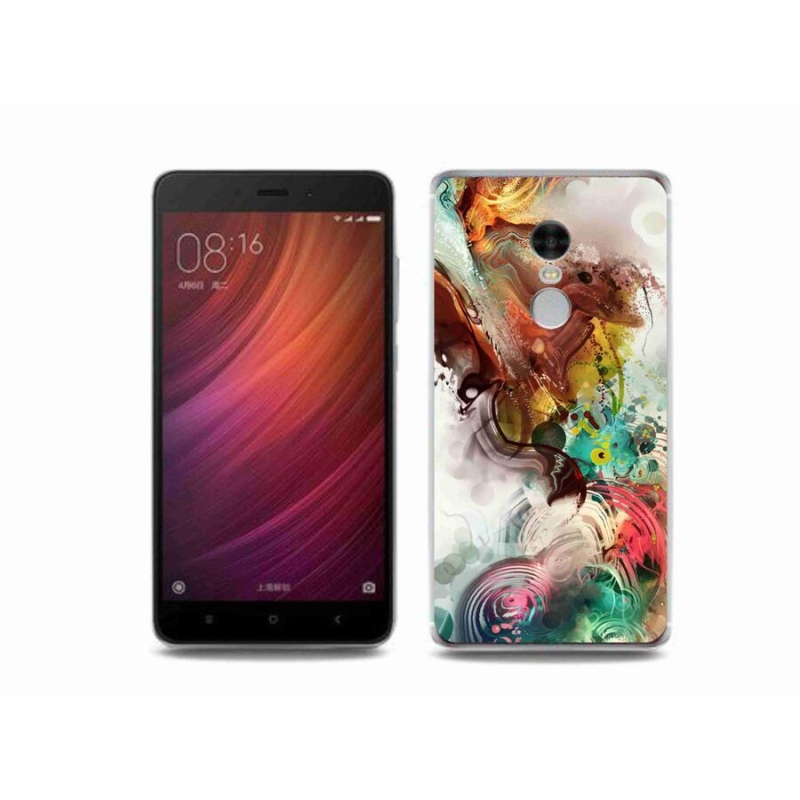 Gelový kryt mmCase na mobil Xiaomi Redmi Note 4 - abstrakt 1