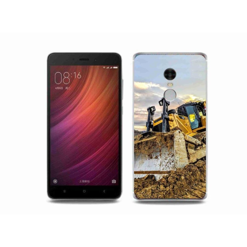 Gelový kryt mmCase na mobil Xiaomi Redmi Note 4 - bagr