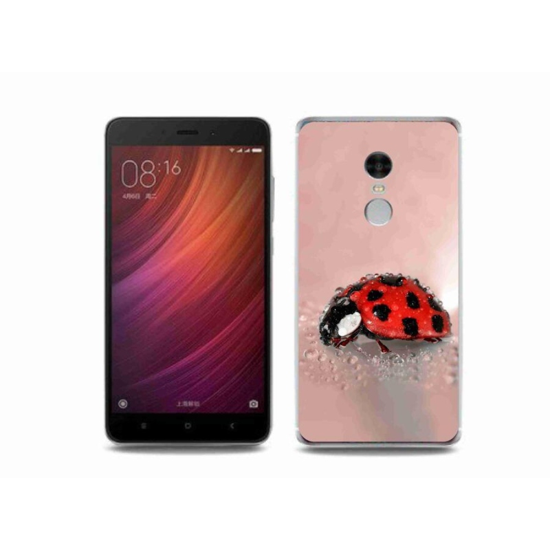 Gelový kryt mmCase na mobil Xiaomi Redmi Note 4 - beruška