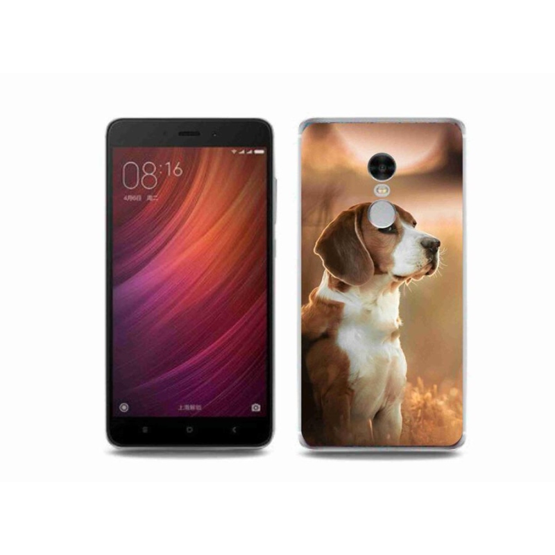 Gelový kryt mmCase na mobil Xiaomi Redmi Note 4 - bígl