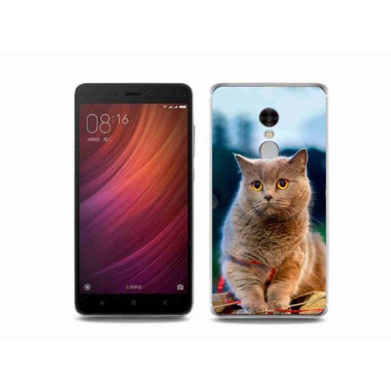 Gelový kryt mmCase na mobil Xiaomi Redmi Note 4 - britská modrá 2