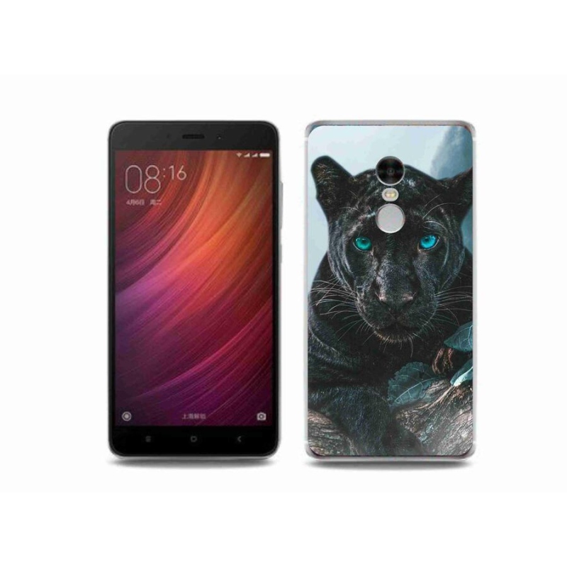 Gelový kryt mmCase na mobil Xiaomi Redmi Note 4 - černý panter