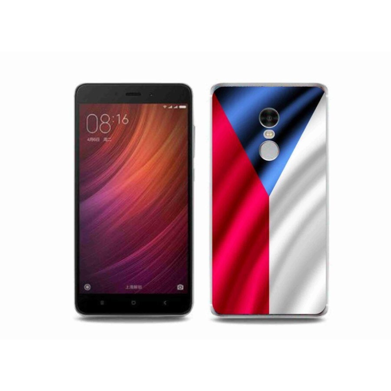 Gelový kryt mmCase na mobil Xiaomi Redmi Note 4 - česká vlajka