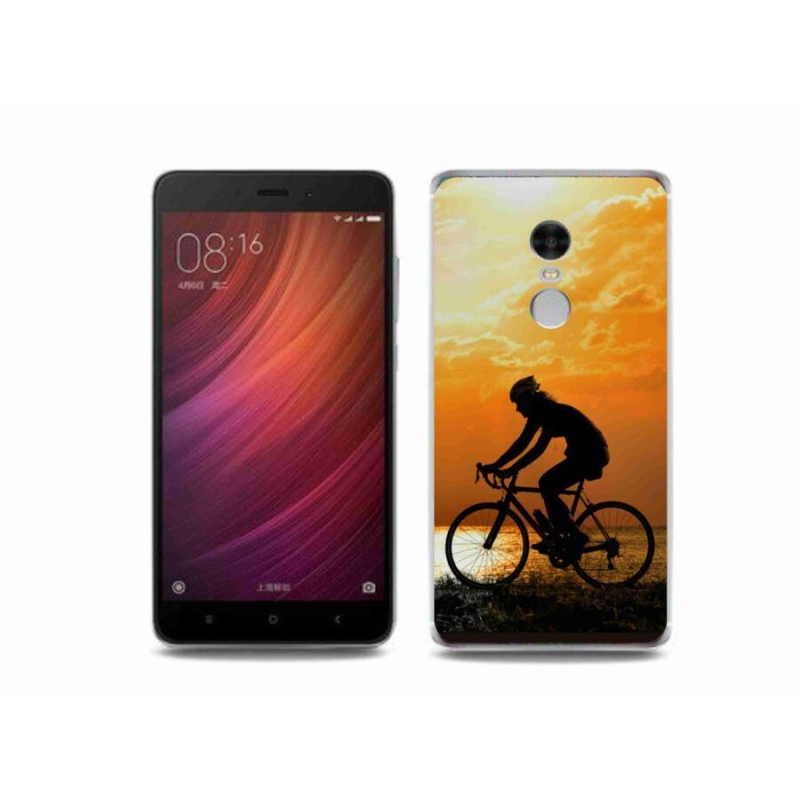 Gelový kryt mmCase na mobil Xiaomi Redmi Note 4 - cyklovýlet