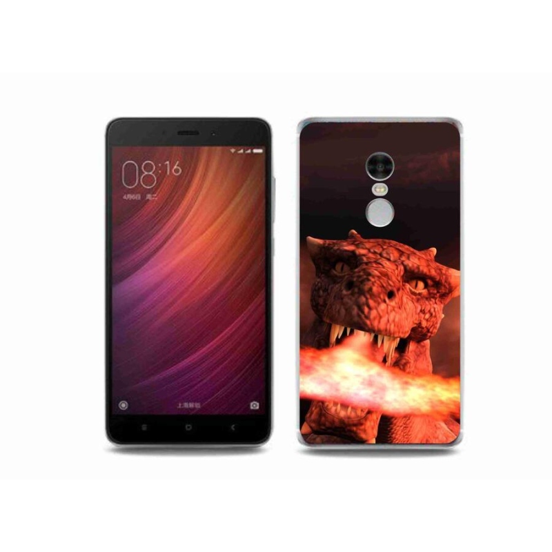 Gelový kryt mmCase na mobil Xiaomi Redmi Note 4 - drak