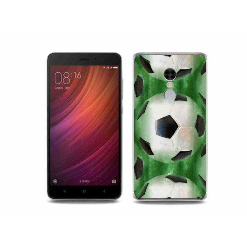 Gelový kryt mmCase na mobil Xiaomi Redmi Note 4 - fotbalový míč