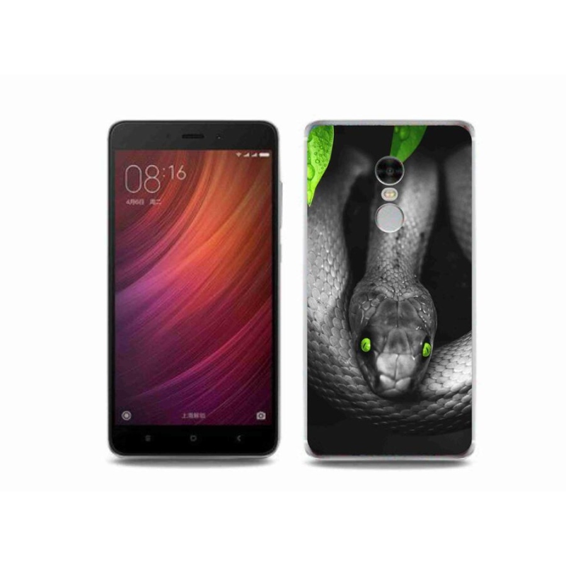 Gelový kryt mmCase na mobil Xiaomi Redmi Note 4 - had