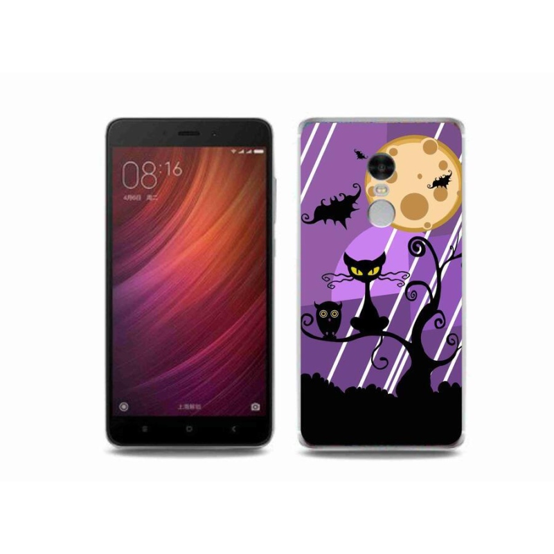 Gelový kryt mmCase na mobil Xiaomi Redmi Note 4 - halloween