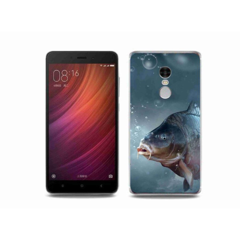 Gelový kryt mmCase na mobil Xiaomi Redmi Note 4 - kapr a bublinky