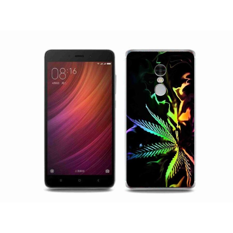 Gelový kryt mmCase na mobil Xiaomi Redmi Note 4 - konopí 2