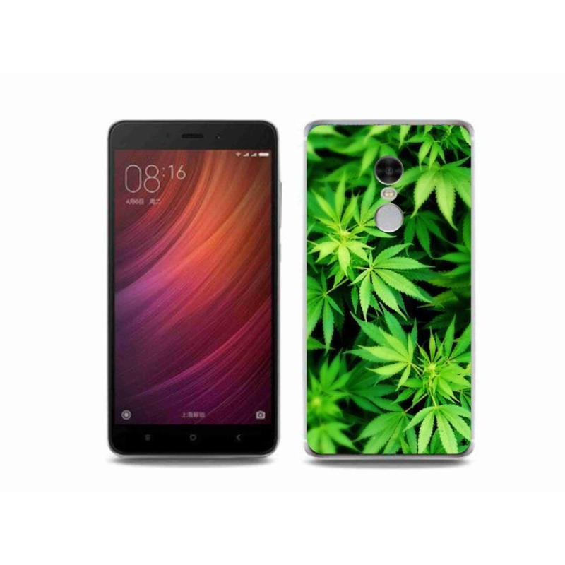 Gelový kryt mmCase na mobil Xiaomi Redmi Note 4 - konopí 3