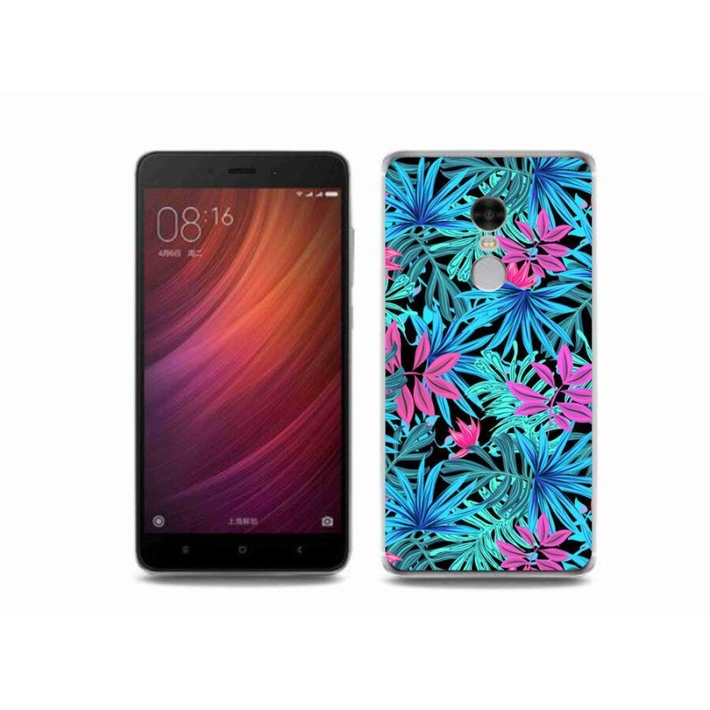 Gelový kryt mmCase na mobil Xiaomi Redmi Note 4 - květiny 3