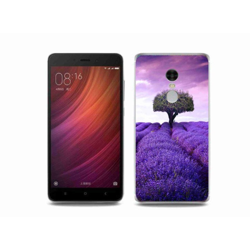 Gelový kryt mmCase na mobil Xiaomi Redmi Note 4 - levandulová louka