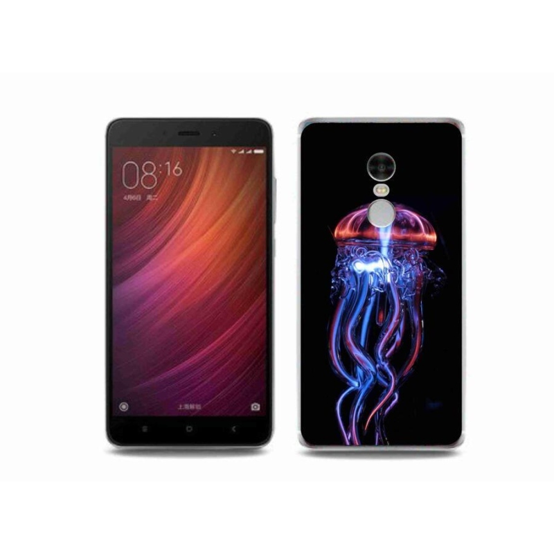 Gelový kryt mmCase na mobil Xiaomi Redmi Note 4 - medúza