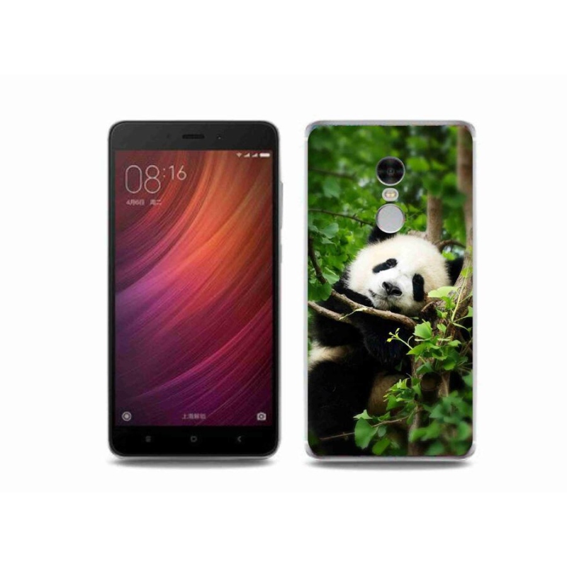 Gelový kryt mmCase na mobil Xiaomi Redmi Note 4 - panda