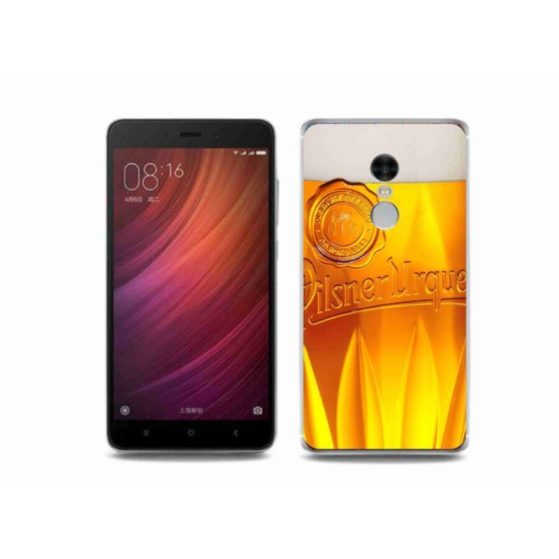 Gelový kryt mmCase na mobil Xiaomi Redmi Note 4 - pivo