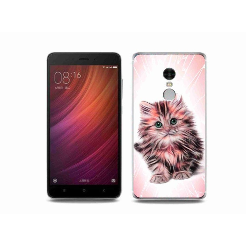 Gelový kryt mmCase na mobil Xiaomi Redmi Note 4 - roztomilé kotě