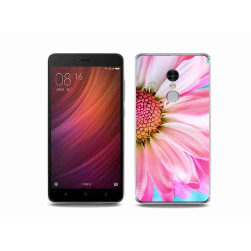 Gelový kryt mmCase na mobil Xiaomi Redmi Note 4 - růžová květina
