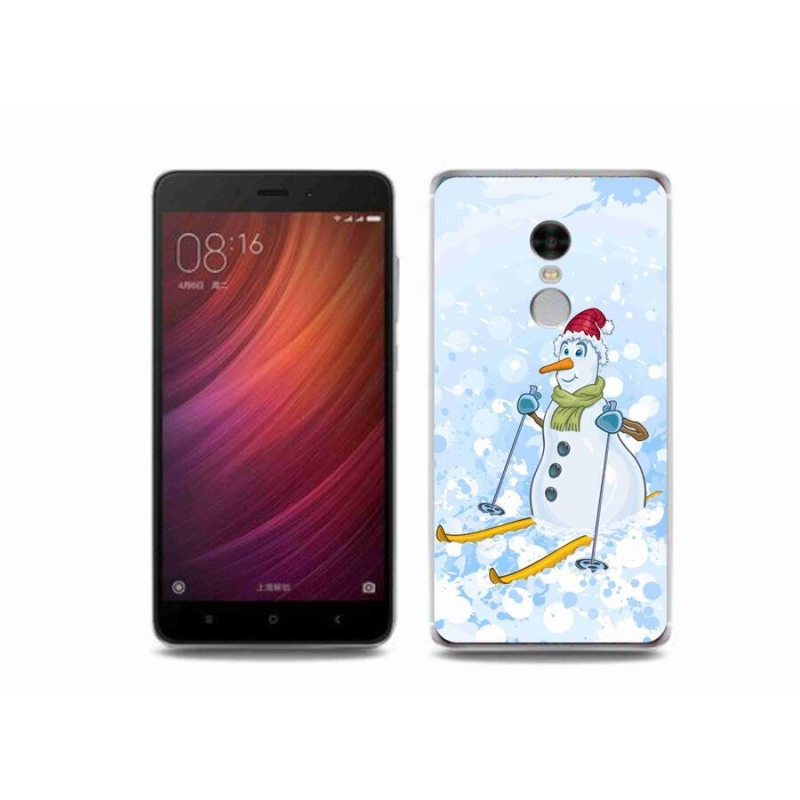 Gelový kryt mmCase na mobil Xiaomi Redmi Note 4 - sněhulák
