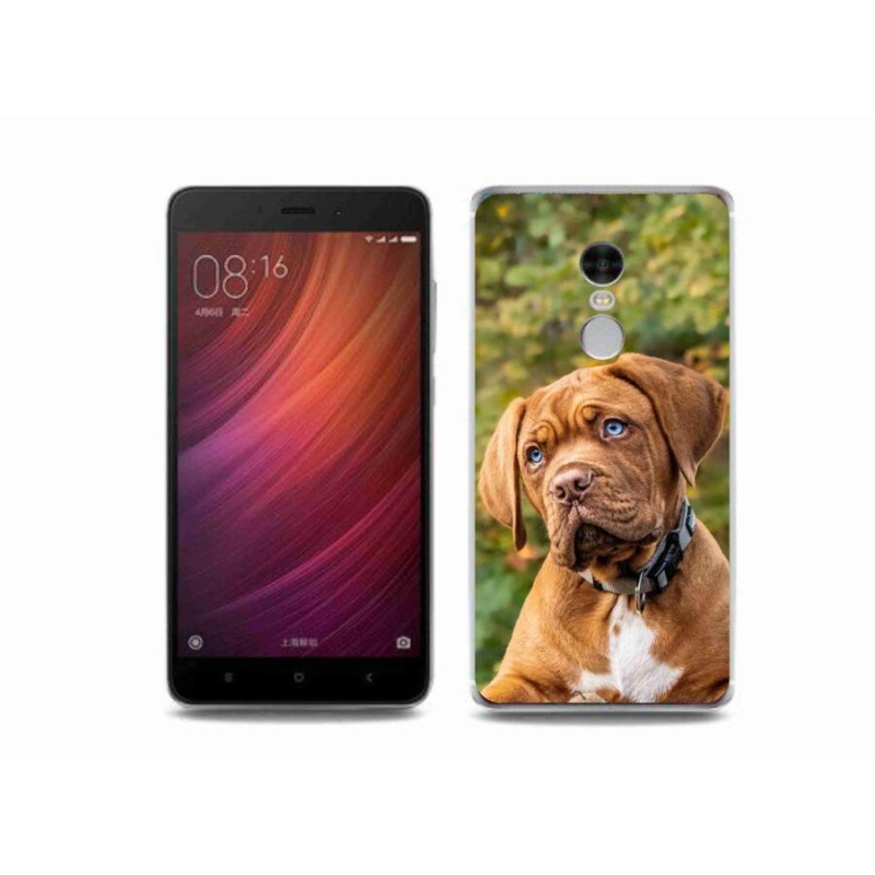 Gelový kryt mmCase na mobil Xiaomi Redmi Note 4 - štěně